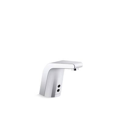 Kohler Sculpted Touchless single-hole lavatory faucet with InsightE sensor technology, HES-powered, less drain, 0.35 gpm - Polished Chrome by Kohler