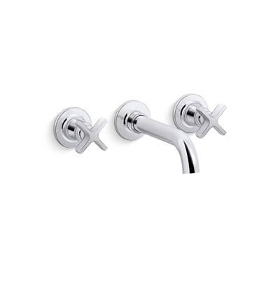 Kohler CastiaE by Studio McGee Wall-mount bathroom sink faucet trim, 1.2 gpm - Polished Chrome by Kohler