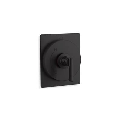 Kohler CastiaE by Studio McGee Rite-Temp valve trim - Matte Black by Kohler