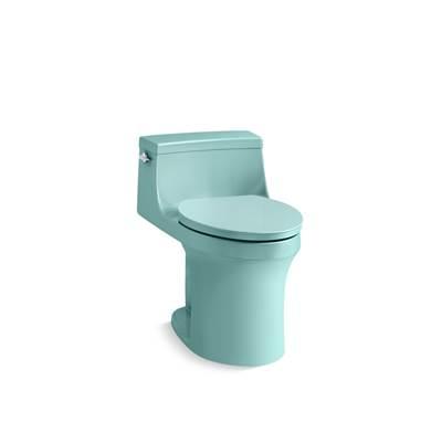 San Souci One-piece compact elongated toilet with concealed trapway, 1.28 gpf