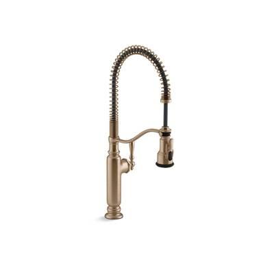 Kohler | Tournant | Deck Mounted Kitchen Faucet - Vibrant Brushed Bronze by Kohler