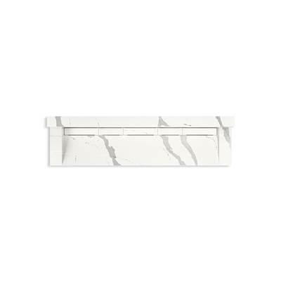 Kohler ConstellationE 90'' wall-mount trough lavatory system with backsplash - Et Bianco Cal by Kohler