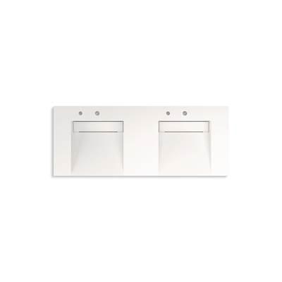 Kohler ConstellationE 60'' wall-mount basin lavatory system - Designer White by Kohler