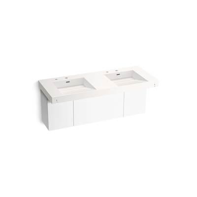 Kohler ConstellationE 60'' wall-mount basin lavatory system - Designer White by Kohler