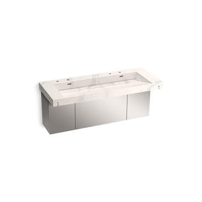 Kohler ConstellationE 60'' wall-mount trough lavatory system - Et Cal Gold by Kohler
