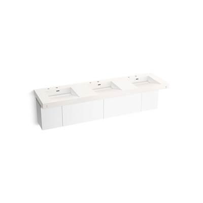 Kohler ConstellationE 90'' wall-mount basin lavatory system - Designer White by Kohler
