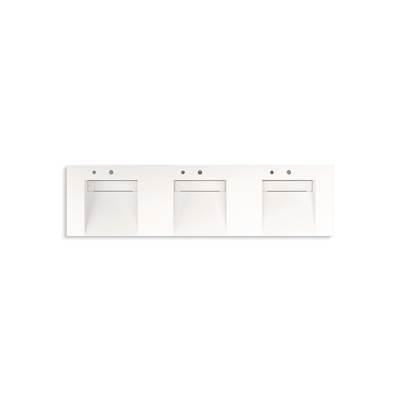 Kohler ConstellationE 90'' wall-mount basin lavatory system - Designer White by Kohler