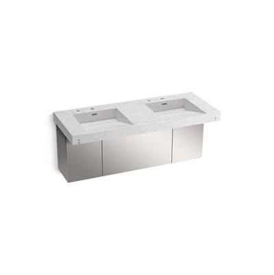 Kohler ConstellationE 60'' wall-mount basin lavatory system - Pearl Jasmine by Kohler