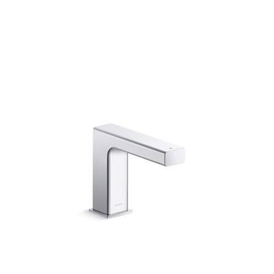 Kohler StraytE Touchless single-hole lavatory faucet with Kinesis sensor technology, AC-powered, less drain, 0.5 gpm, project pack - Polished Chrome by Kohler