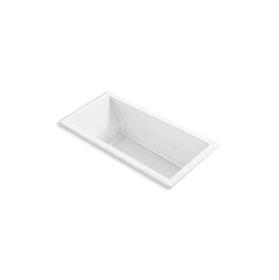 Kohler Underscore 60'' x 30'' drop-in heated whirlpool bath - White by Kohler