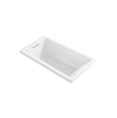Kohler Underscore 66'' x 36'' drop-in heated whirlpool bath - White by Kohler