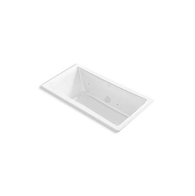 Kohler Tea-for-Two 60'' x 32'' drop-in/undermount whirlpool bath - White by Kohler