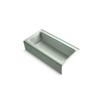 Bellwether 60'' x 30-1/4'' alcove bath, right drain - Aspen Green by Kohler