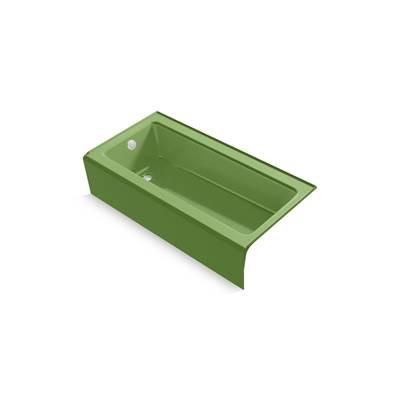Bellwether 60'' x 30-1/4'' alcove bath, left drain - Fresh Green by Kohler