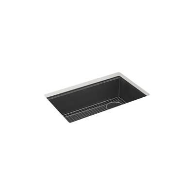 BillingsE 29'' undermount single-bowl kitchen sink - Matte Graphite by Kohler