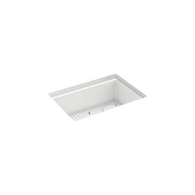 BillingsE 27'' undermount single-bowl kitchen sink - Matte White by Kohler