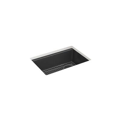 BillingsE 27'' undermount single-bowl kitchen sink - Matte Graphite by Kohler