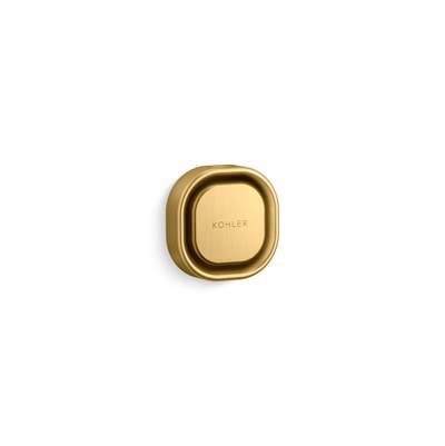Kohler Invigoration Series Square steam head - Vibrant Brushed Moderne Brass