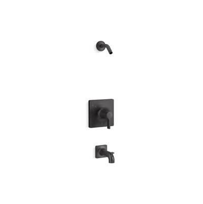 Kohler Venza Rite-Temp bath and shower trim kit, without showerhead - Matte Black by Kohler