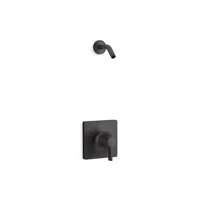 Kohler Venza Rite-Temp shower trim kit, without showerhead - Matte Black by Kohler
