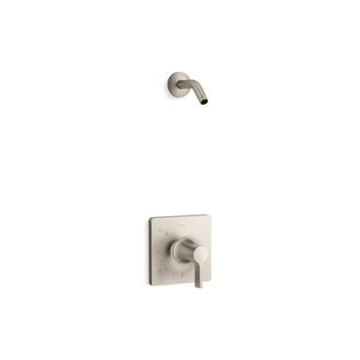 Kohler Venza Rite-Temp shower trim kit, without showerhead - Vibrant Brushed Nickel by Kohler
