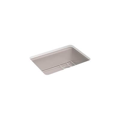 Kohler Riverby 27 in. Undermount Single-Bowl Kitchen Sink - Truffle by Kohler