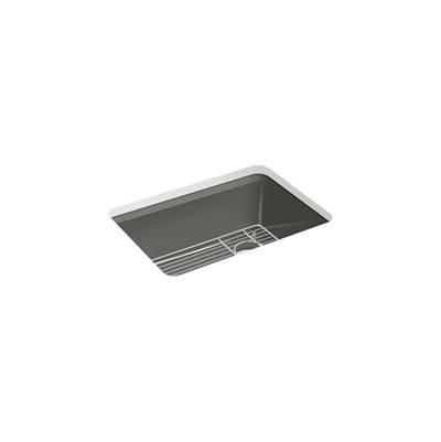 Kohler Riverby 27 in. Undermount Single-Bowl Kitchen Sink - Thunder Grey by Kohler