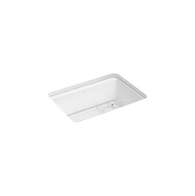 Kohler Riverby 27 in. Undermount Single-Bowl Kitchen Sink - White by Kohler