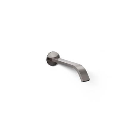 Kohler Components Wall-mount bathroom sink faucet spout with Ribbon design, 1.2 gpm - Vibrant Titanium by Kohler