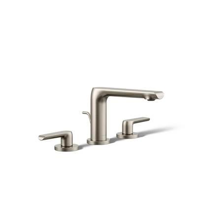 Avid Widespread bathroom sink faucet, 1.2 gpm - Vibrant Brushed Nickel by Kohler