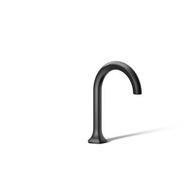 Kohler Occasion Bathroom sink faucet spout with Cane design, 1.2 gpm - Matte Black