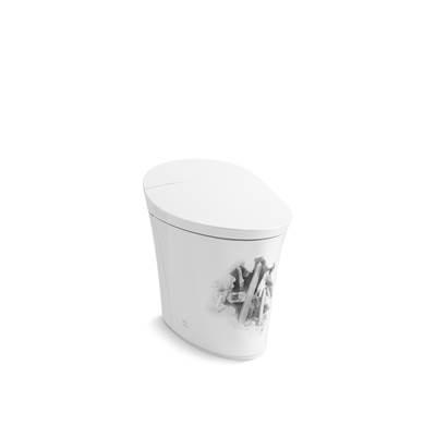 LandshapesE by Daniel Arsham One-piece elongated smart toilet, dual-flush