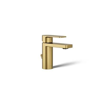 Kohler Parallel Single-handle bathroom sink faucet, 0.5 gpm - Vibrant Brushed Moderne Brass by Kohler