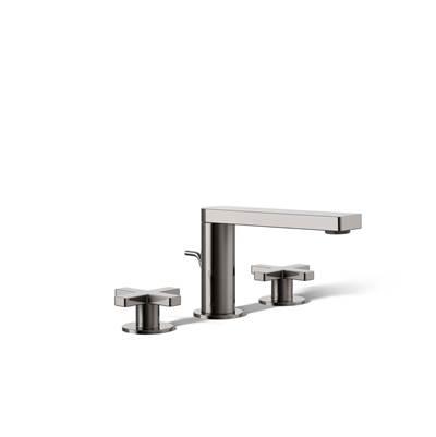 Kohler Composed Widespread bathroom sink faucet with Cross handles, 1.2 gpm - Vibrant Titanium by Kohler