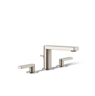 Kohler Composed Widespread bathroom sink faucet with Lever handles, 1.2 gpm - Vibrant Brushed Nickel by Kohler