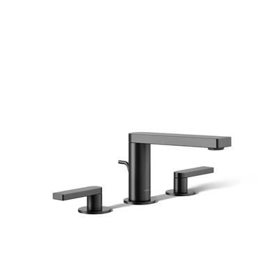 Kohler Composed Widespread bathroom sink faucet with Lever handles, 1.2 gpm - Matte Black by Kohler