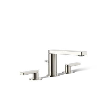 Kohler Composed Widespread bathroom sink faucet with Lever handles, 1.2 gpm - Vibrant Polished Nickel by Kohler