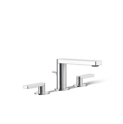 Kohler Composed Widespread bathroom sink faucet with Lever handles, 1.2 gpm - Polished Chrome by Kohler