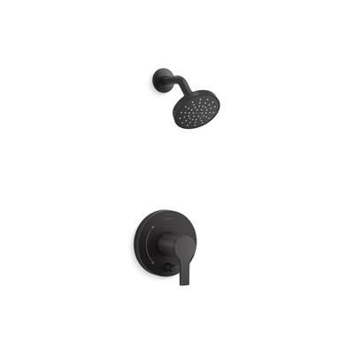Kohler Elate Rite-Temp Shower Trim Kit With Push-Button Diverter 2.5 GPM - Matte Black by Kohler