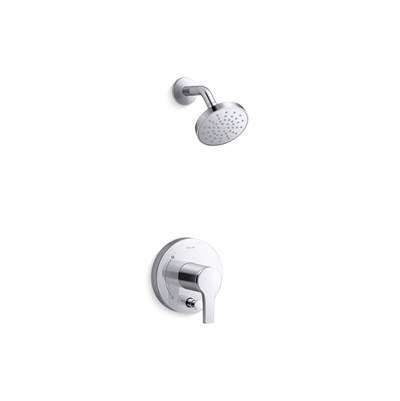 Kohler Elate Rite-Temp Shower Trim Kit With Push-Button Diverter 2.5 GPM - Polished Chrome by Kohler