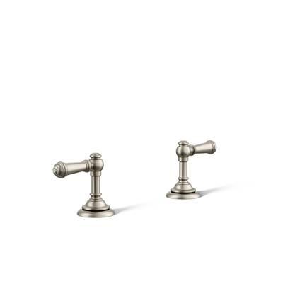 Artifacts Lever bathroom sink faucet handles - Vibrant Brushed Nickel by Kohler