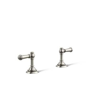 Artifacts Lever bathroom sink faucet handles - Vibrant Polished Nickel by Kohler