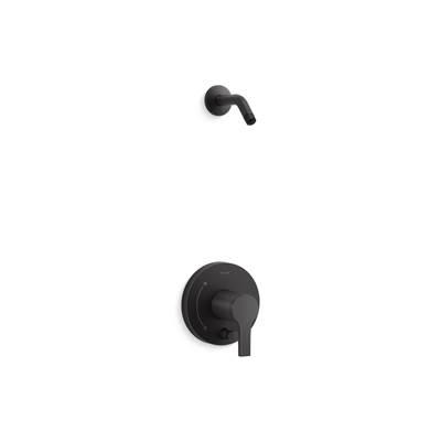 Kohler Elate Rite-Temp Shower Trim Kit With Push-Button Diverter Without Showerhead - Matte Black by Kohler