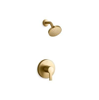 Kohler Elate Rite-Temp Shower Trim Kit 2.5 GPM - Vibrant Brushed Moderne Brass by Kohler