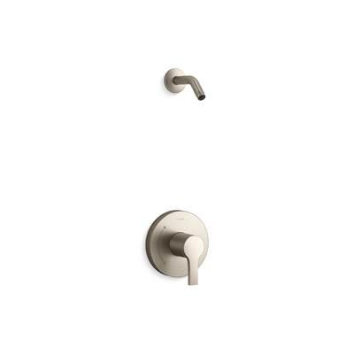 Kohler Elate Rite-Temp Shower Trim Kit Without Showerhead - Vibrant Brushed Nickel by Kohler
