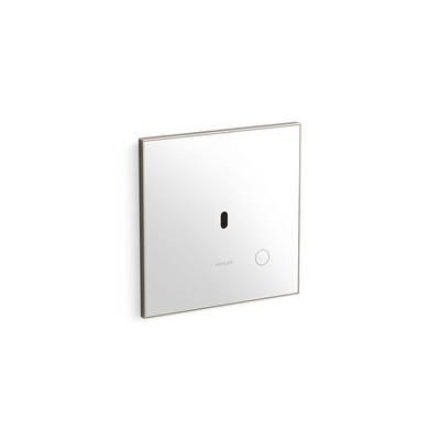 Kohler Glass faceplate for concealed touchless toilet flushometer, 1.1 gpf - Vibrant Brushed Nickel by Kohler