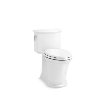 Harken One-piece compact elongated toilet with skirted trapway, 1.28 gpf