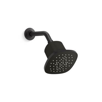CinqE Square single-function filtered showerhead, 2.5 gpm - Matte Black