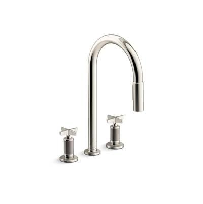 Kohler Touchless pull-down kitchen sink faucet with two-function sprayhead - Vibrant Polished Nickel by Kohler