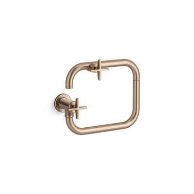 BilletE Wall-mount pot filler - Vibrant Brushed Bronze